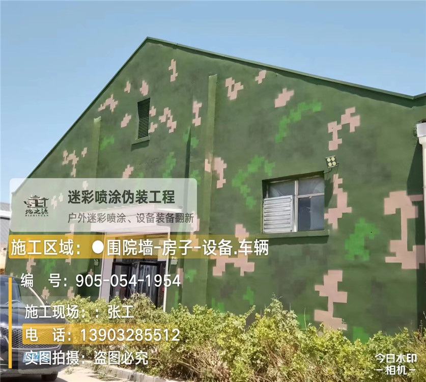 铜川外墙数码迷彩漆施工报价清单(100㎡标准墙面测算)